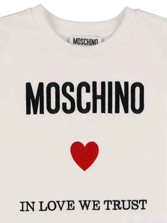 Moschino   Cotton jersey t-shirt 
